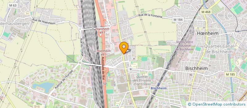 localisation de l'entreprise WK HOLDING  HNHEIM