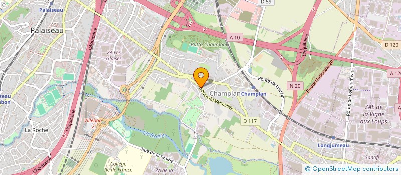 localisation de l'entreprise WK IMMIO  CHAMPLAN