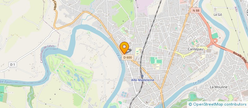 localisation de l'entreprise WK IMMOBILIER à ALBI