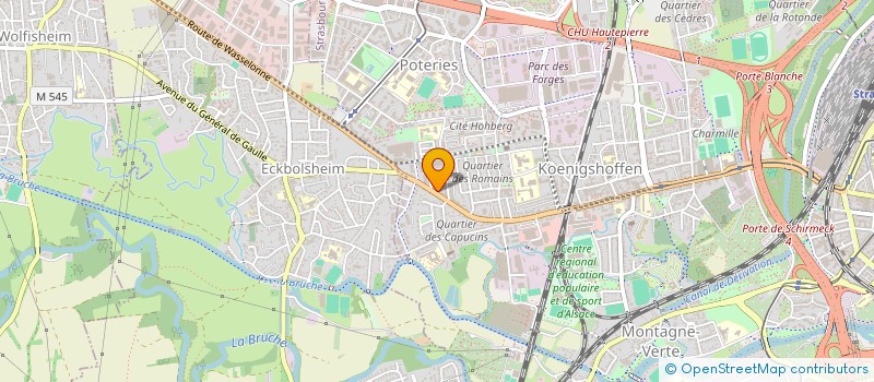 localisation de l'entreprise WK.NET à STRASBOURG