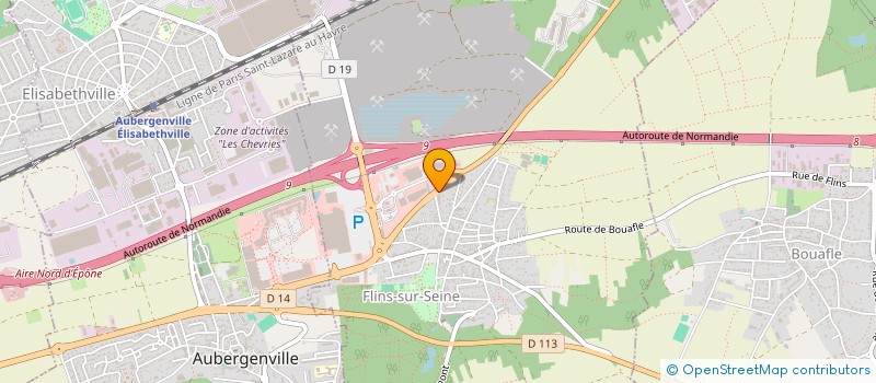 localisation de l'entreprise WK PRODUCTION à AUBERGENVILLE