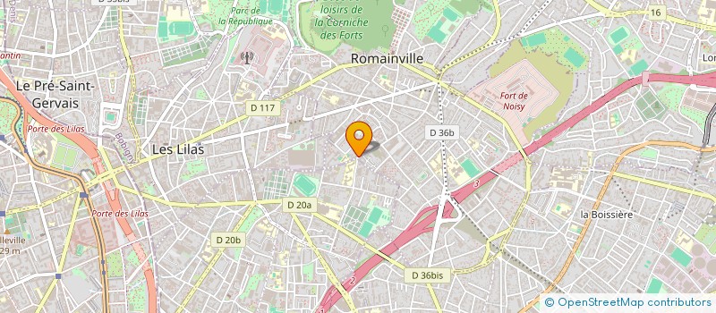 localisation de l'entreprise WK SERVICES FRANCE à ROMAINVILLE