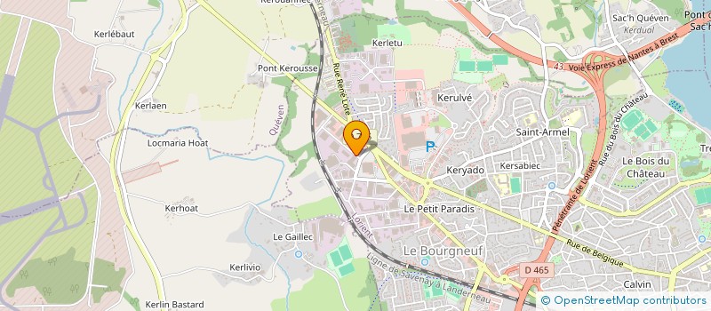 localisation de l'entreprise WKL à LORIENT