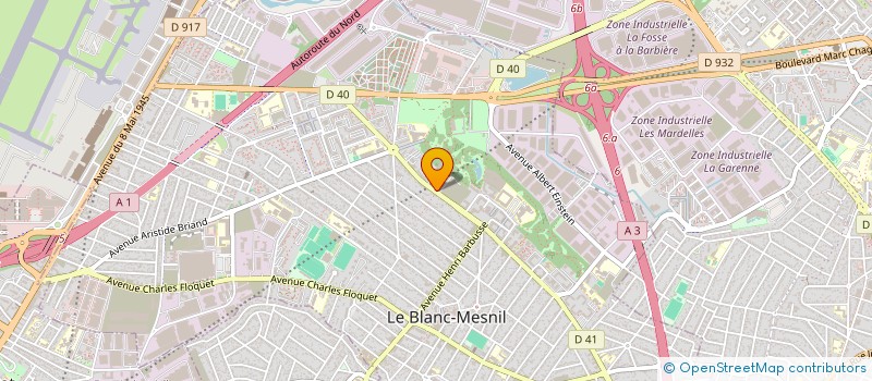 localisation de l'entreprise WKMN à LE BLANC-MESNIL