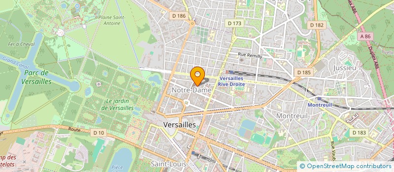 localisation de l'entreprise WKTCE à VERSAILLES