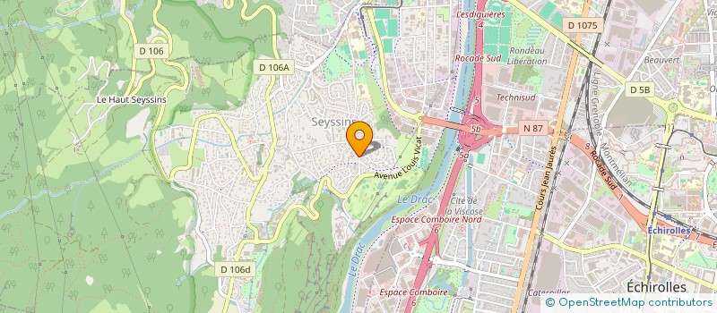 localisation de l'entreprise WKZ à SEYSSINS