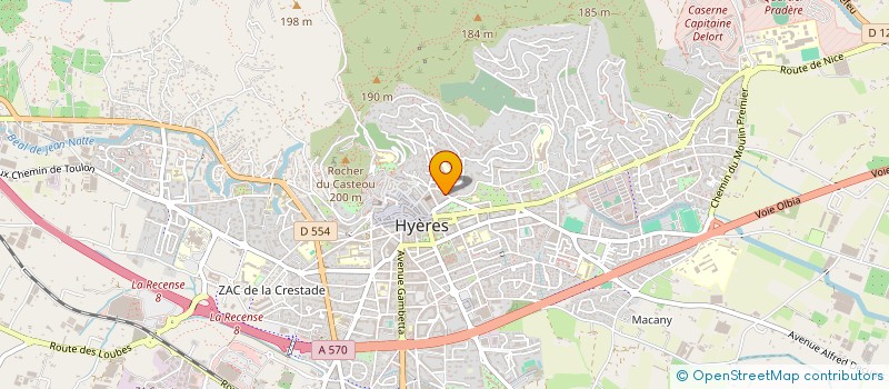 localisation de l'entreprise WL ACADEMY  HYERES