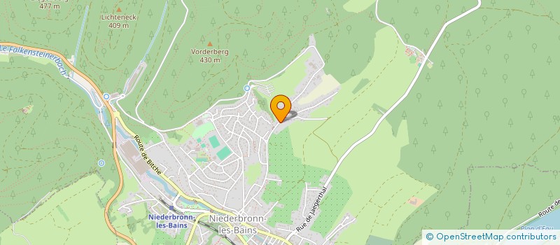 localisation de l'entreprise WL BATICORE  NIEDERBRONN-LES-BAINS