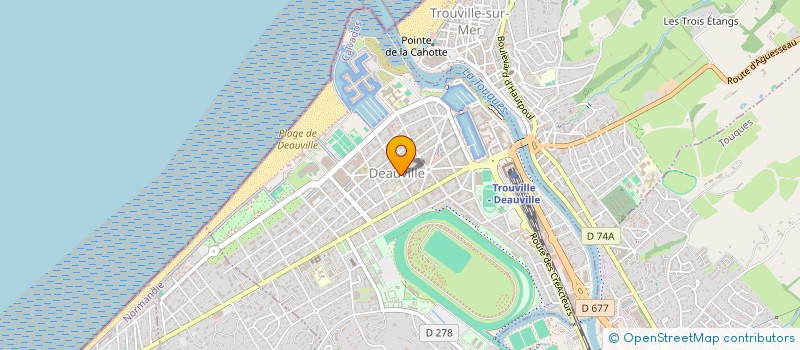 localisation de l'entreprise WL COURTAGE  DEAUVILLE