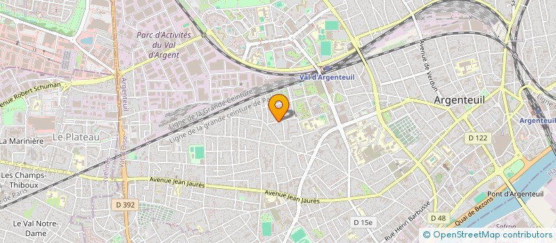 localisation de l'entreprise WL-IMMO  ARGENTEUIL