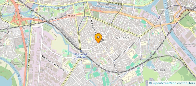 localisation de l'entreprise WL INVEST à STRASBOURG