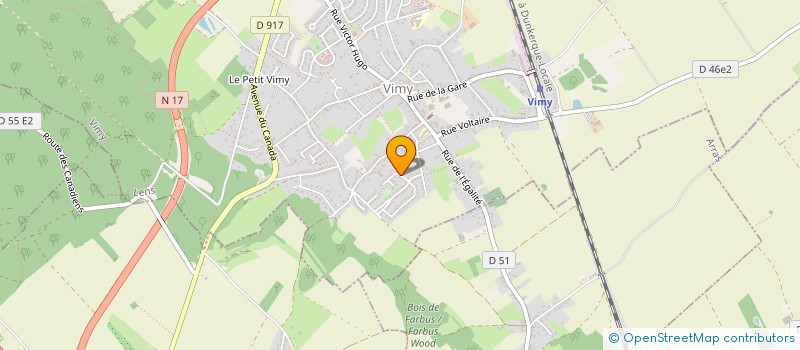 localisation de l'entreprise WLAMAK à VIMY