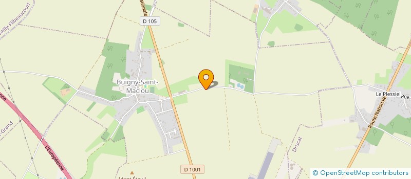 localisation de l'entreprise WLAVA  BUIGNY-SAINT-MACLOU