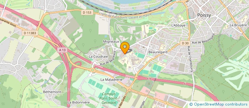localisation de l'entreprise WLB à POISSY