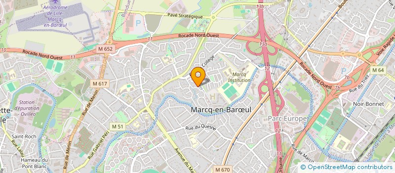 localisation de l'entreprise WLC CONSULTING à MARCQ-EN-BARŒUL