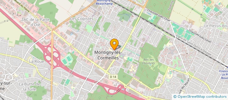 localisation de l'entreprise WLC TRANSPORT à MONTIGNY-LES-CORMEILLES