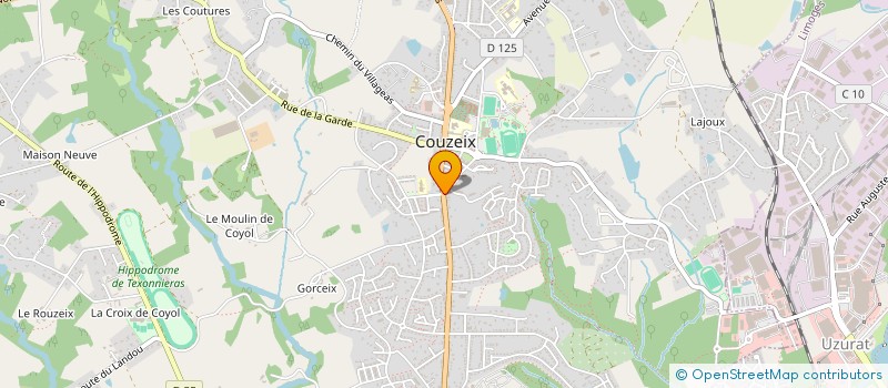 localisation de l'entreprise WLCJ à COUZEIX