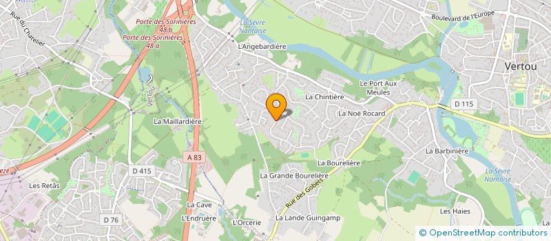 localisation de l'entreprise WLDC à VERTOU