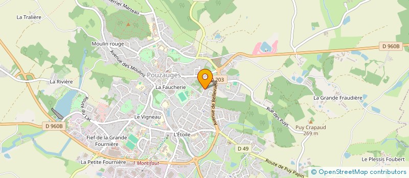 localisation de l'entreprise WLDG  POUZAUGES