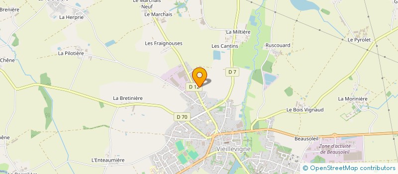 localisation de l'entreprise WLF  VIEILLEVIGNE