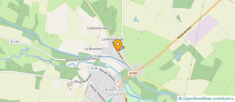 localisation de l'entreprise WLF LE CANADIEN  ARGENT-SUR-SAULDRE