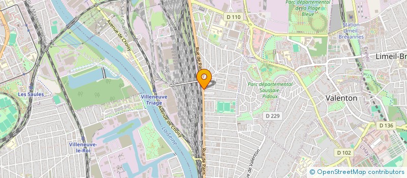 localisation de l'entreprise WLH  VILLENEUVE-SAINT-GEORGES