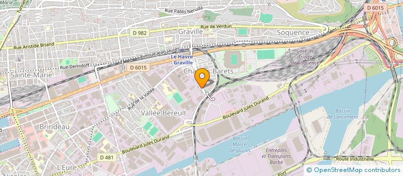 localisation de l'entreprise WLHMB  LE HAVRE