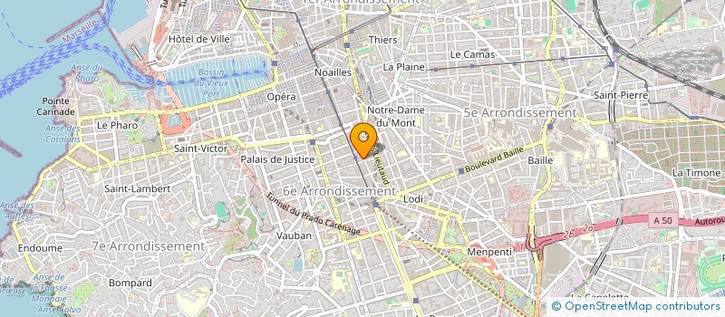localisation de l'entreprise WLM à MARSEILLE