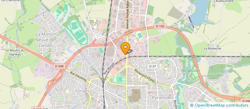 localisation de l'entreprise WLN  LA ROCHE-SUR-YON