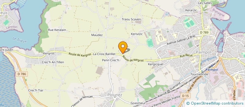 localisation de l'entreprise WLN HOLDING  PAIMPOL