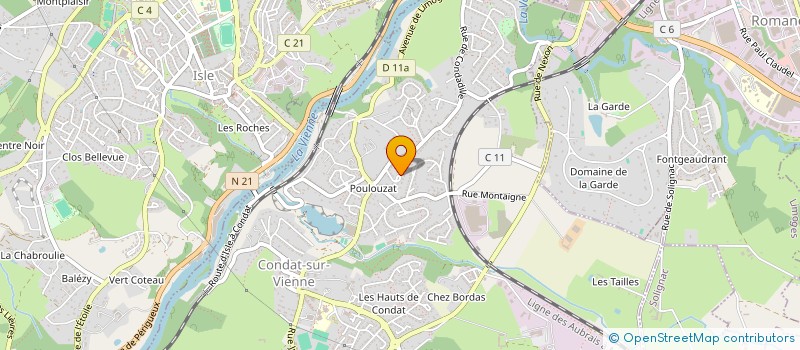 localisation de l'entreprise WLOC  CONDAT-SUR-VIENNE