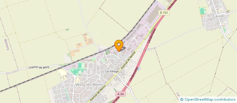 localisation de l'entreprise WLR MENUISERIE AGENCEMENT à WITRY-LES-REIMS