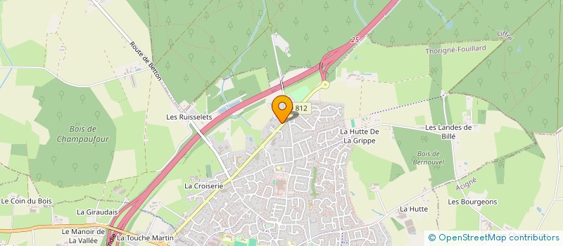 localisation de l'entreprise WLS IMMOBILIER  THORIGNE-FOUILLARD