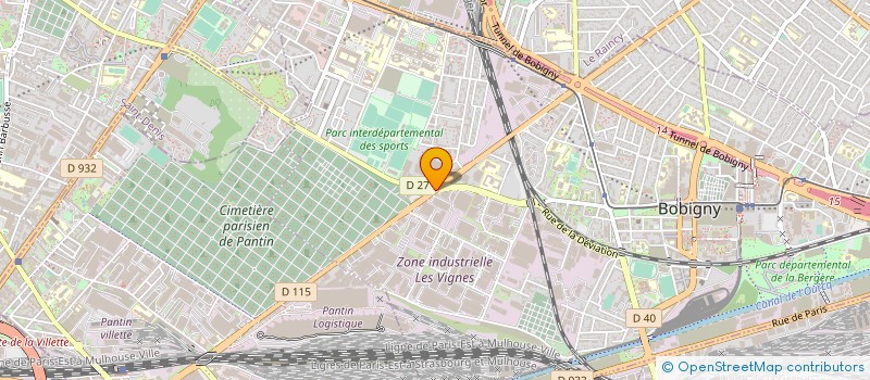 localisation de l'entreprise WLY2022  BOBIGNY