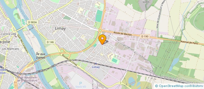 localisation de l'entreprise WM  LIMAY