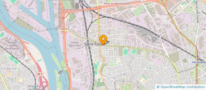 localisation de l'entreprise WM AUTO  SAINT-FONS