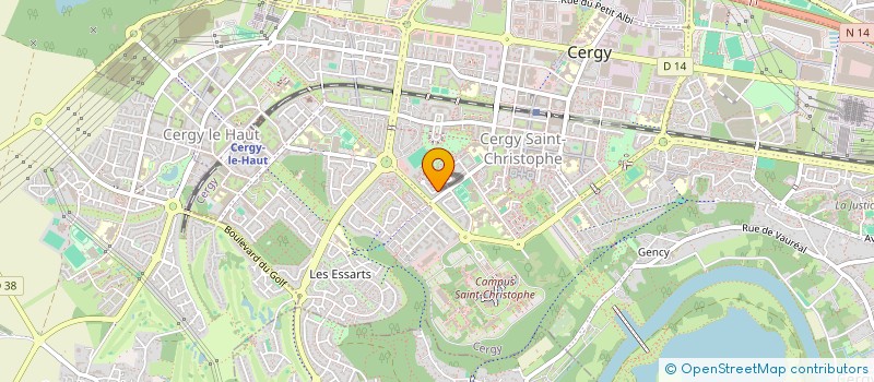 localisation de l'entreprise WM CAB  CERGY