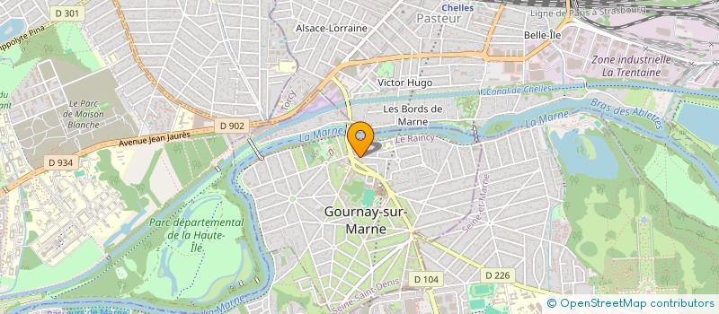 localisation de l'entreprise WM CONCEPT à GOURNAY-SUR-MARNE