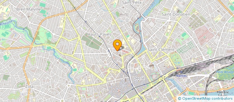 localisation de l'entreprise WM CONSEIL ENVIRONNEMENT SANTE à NANTES