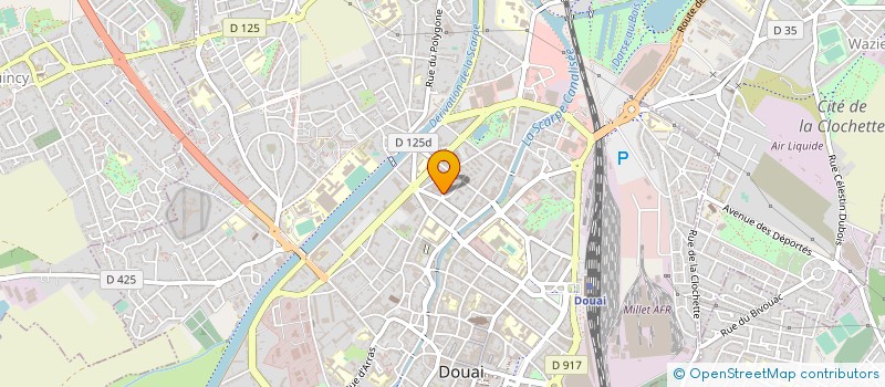 localisation de l'entreprise WM CONSEILS à DOUAI