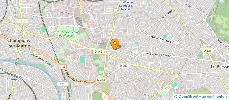 localisation de l'entreprise WM CONSTRUCTION à CHAMPIGNY-SUR-MARNE