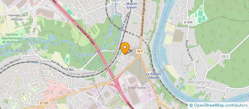 localisation de l'entreprise WM CONSULTING  ORMOY