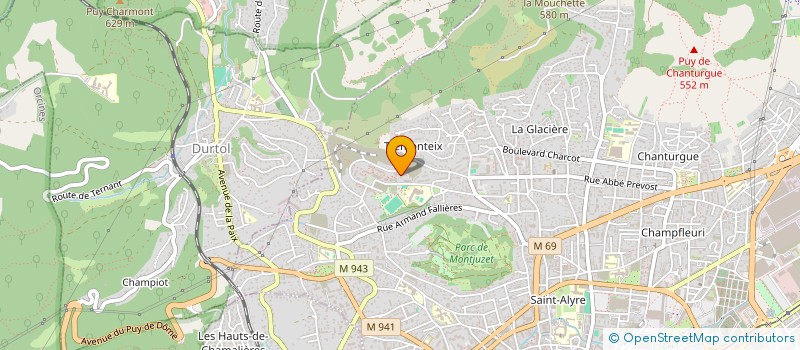 localisation de l'entreprise WM DEBOSSELAGE  CLERMONT-FERRAND