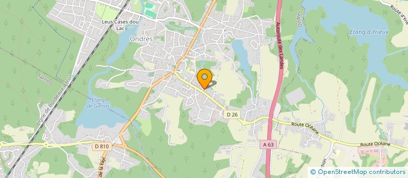 localisation de l'entreprise WM EQUILIBRE  ONDRES