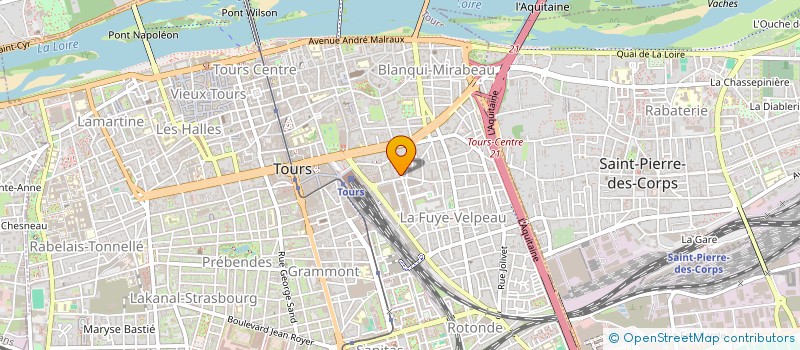 localisation de l'entreprise WM GROUP à TOURS