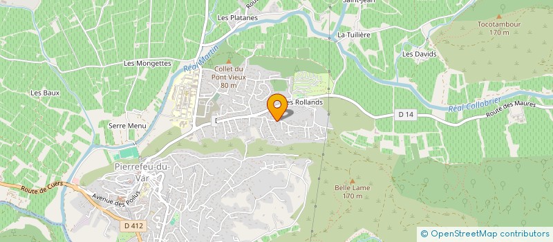 localisation de l'entreprise WM IMMO  PIERREFEU-DU-VAR