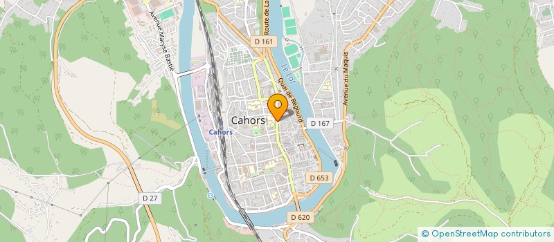 localisation de l'entreprise WM INDO FASTFOOD  CAHORS