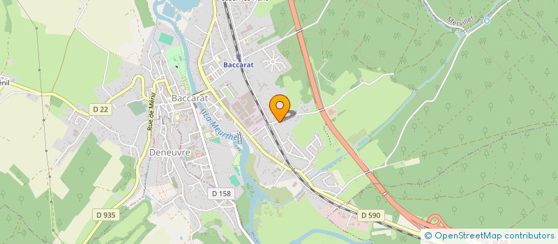 localisation de l'entreprise WM INVEST  BACCARAT