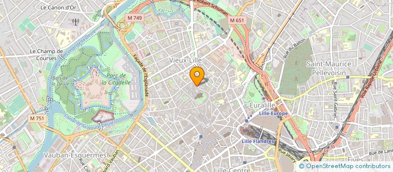 localisation de l'entreprise WM INVESTISSEMENT à LILLE