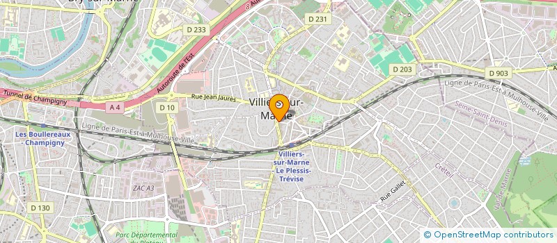 localisation de l'entreprise WM PRODUCTION ET ASSOCIES  VILLIERS-SUR-MARNE